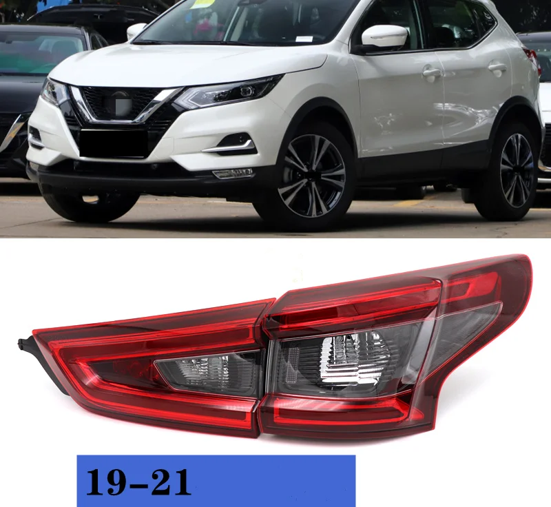 

Светодиодный задсветильник для Nissan Qashqai 2016-2021, автомобильный Стайлинг, тормоз, указатель поворота