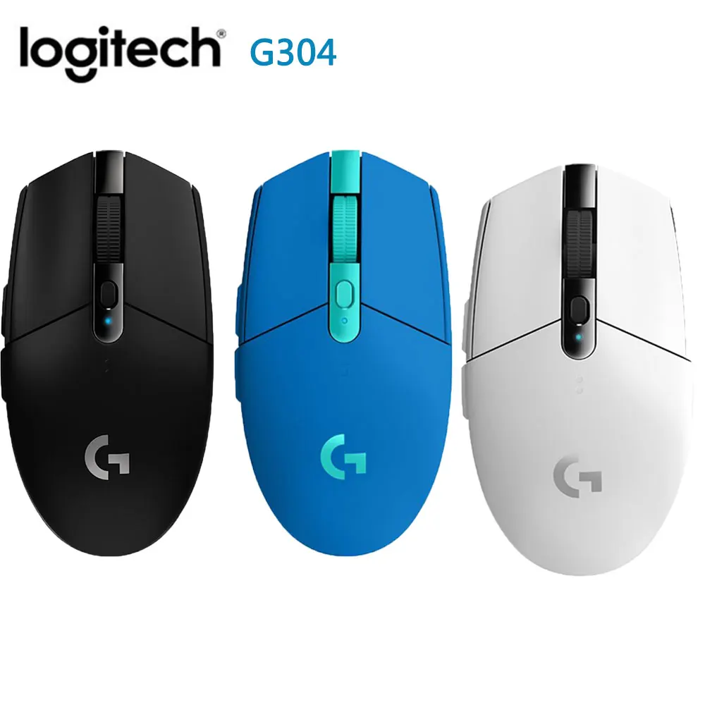 Беспроводная оптическая игровая мышь Logitech G304 LIGHTSPEED 12000 DPI 5 передач 6