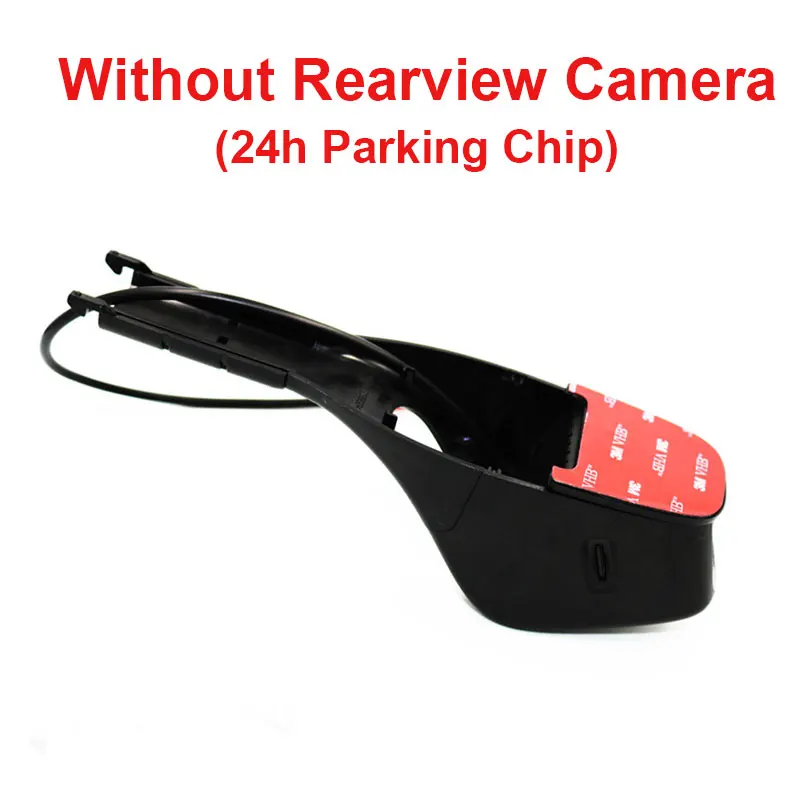 No Rear And 24H Kampacar HD Автомобильный Wifi Dvr для Volkswagen POLO CC Beetle EOS GOLF 4 6 7 Tiguan Bora Touran PASSAT b5 b6 b7 без оболочки видеорегистратор - Название цвета: No Rear And 24H