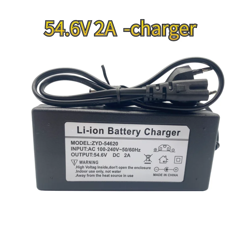

Free shipping 13s3p XT60 48V 62000mah 1000W Li ion battery pack for 54.6V electric bicycle scooter with BMS + 54.6V 2ACharger