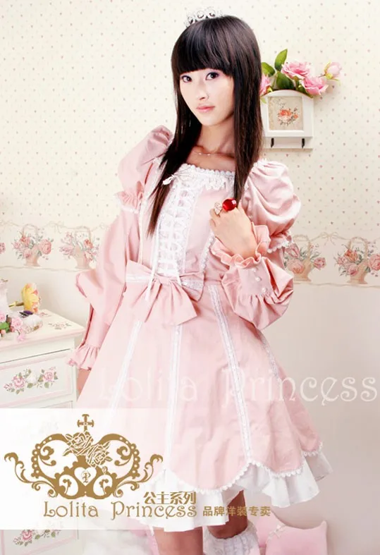 

(LLT052) Lolita Dresses Long Sleeve Sweet Lolita Short Dress Ball Gown Fancy Prom Dress Halloween Party Masquerade Costume