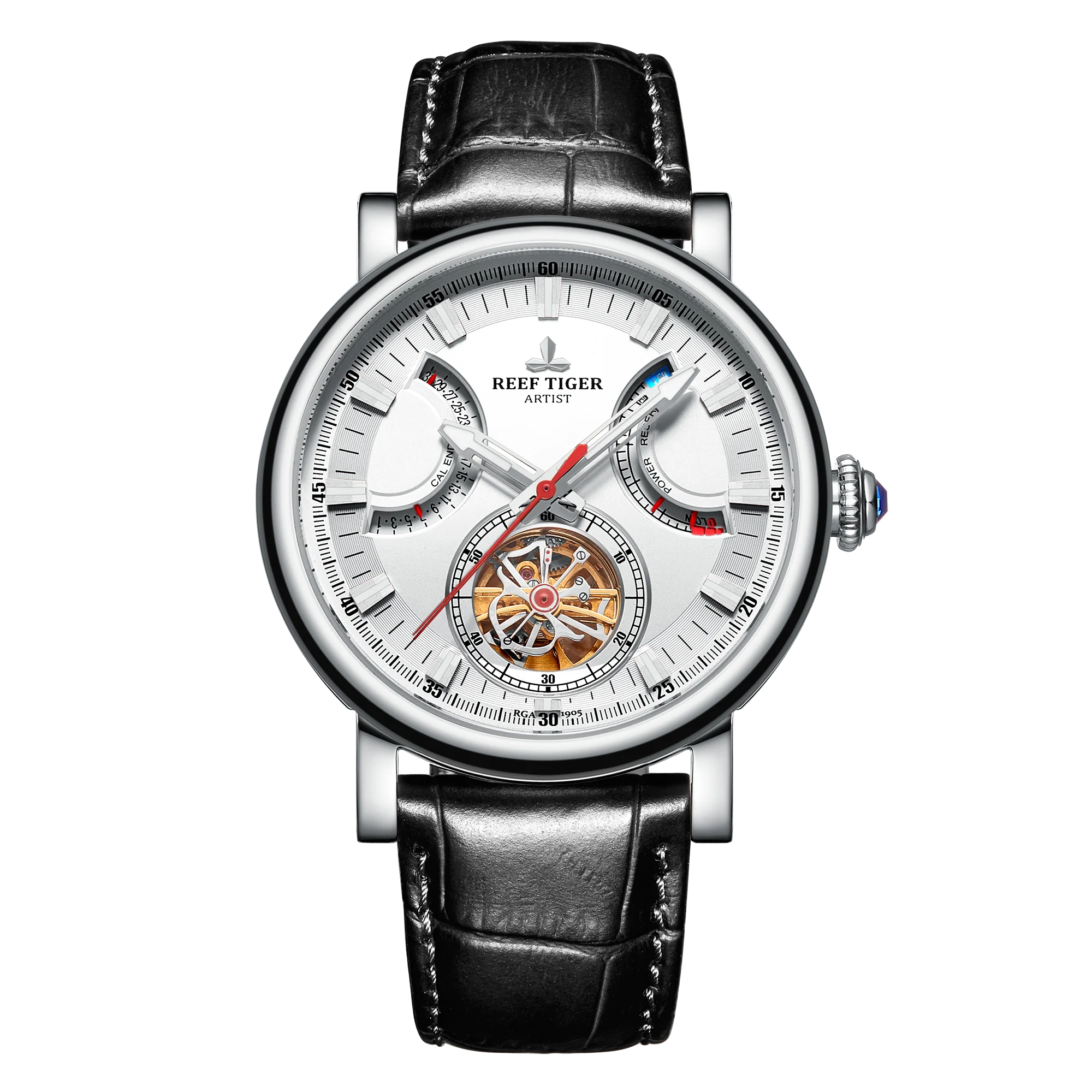 Мужские наручные часы мужские автоматические Риф Тигр деловые