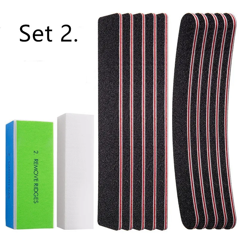 Профессиональная пилка для ногтей инструменты маникюра шлифовальный лак буфер