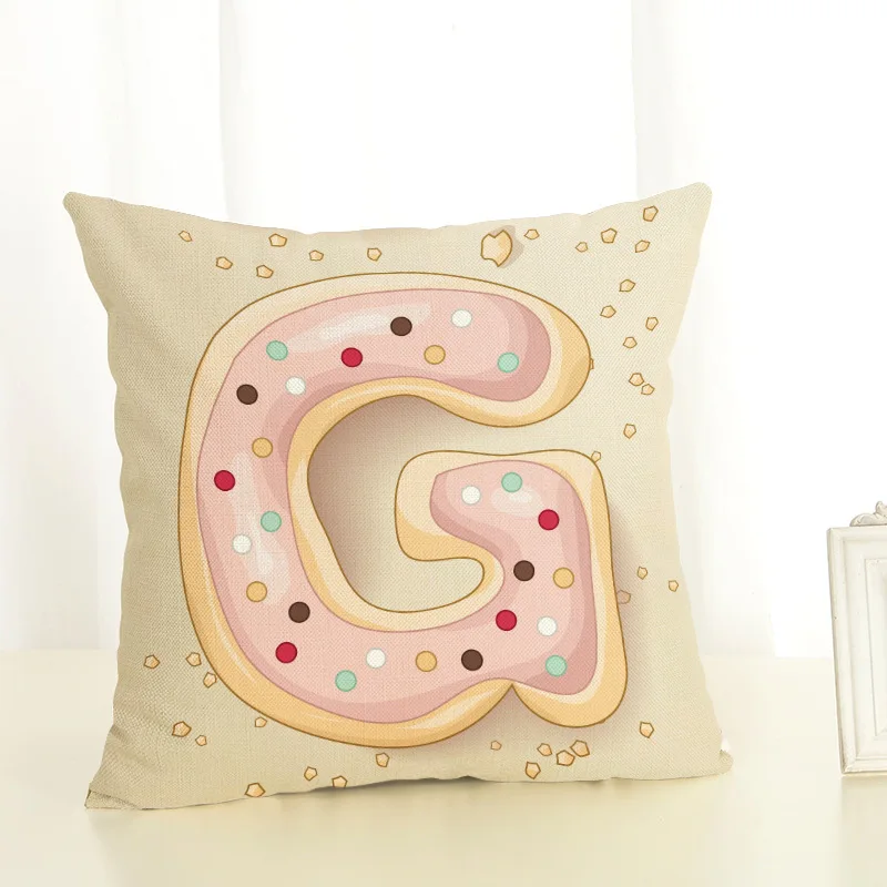 45*45 см креативный красочный чехол для подушки хлопковая льняная наволочка дивана