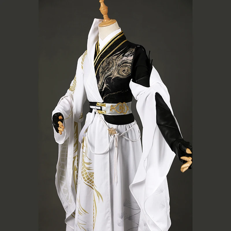 

2021 New Mo Dao Zu Shi Hanfu Cosplay Costumes For Men Chinese Folk Dance Costumes China Ancient Hanfu Cosplay Festival Outfit