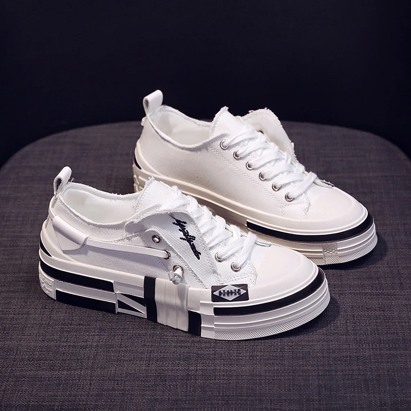 

Women's Casual Shoes Summer New Thick-soled Increased Canvas Shoes Outdoor Comfortable Casual Sports Shoes Zapatos De Mujer 2021