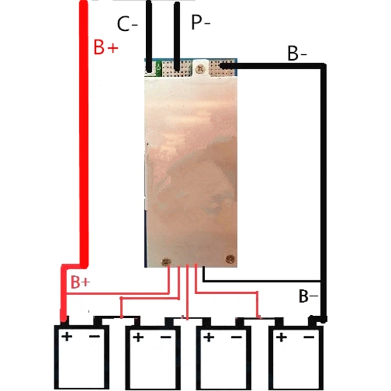 4S 12V 100A Защитная печатная плата Lifepo4 Bms 3 2 V с сбалансированным ИБП инвертором