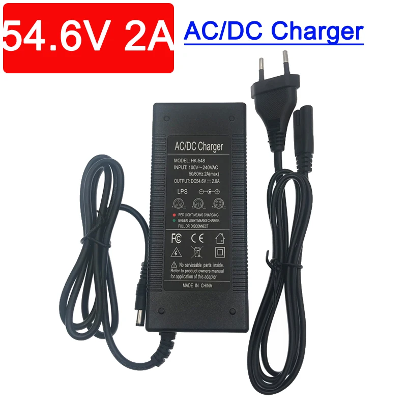 Laudation 48V 2A Зарядное устройство 13 серии Батарея Зарядное устройство 54,6 V 2a постоянного тока, постоянное давление полный из self-стоп