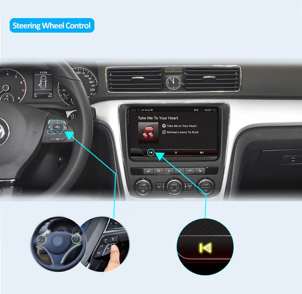 Автомагнитола Bosion с GPS навигацией 9 &quot Android 10 2 Din для Volkswagen GOLF 4 5 6 POLO PASSAT TIGUAN Wi Fi