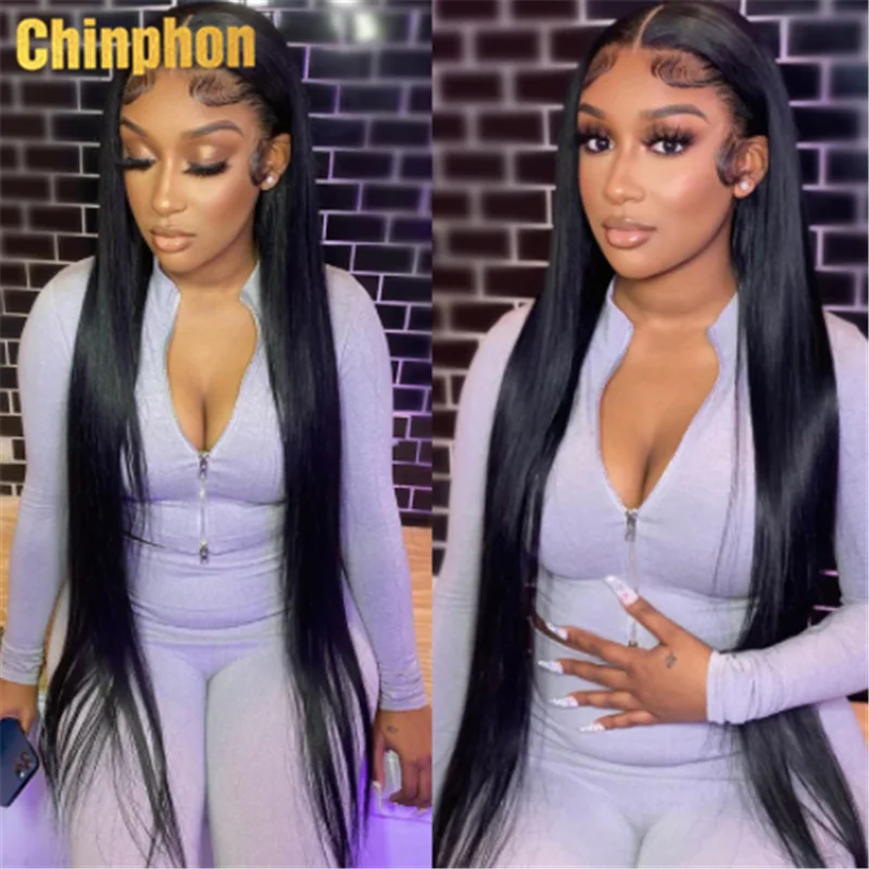 

Парик Из прямых человеческих волос, 30/32/34 дюйма, 13x4/13x1