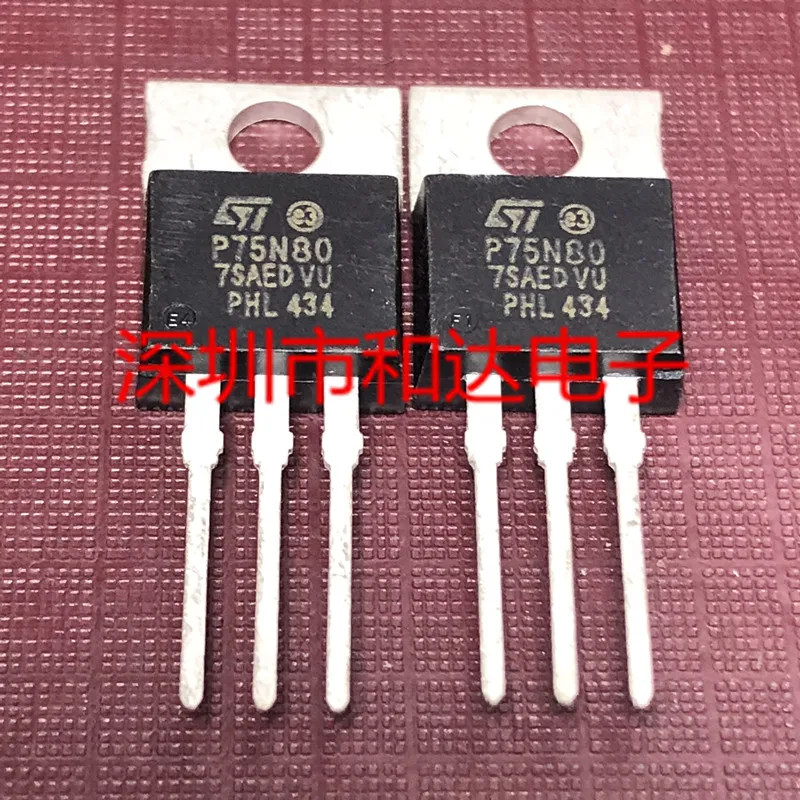 

5 шт. P75N80 STP75N80 TO-220 80V 75A