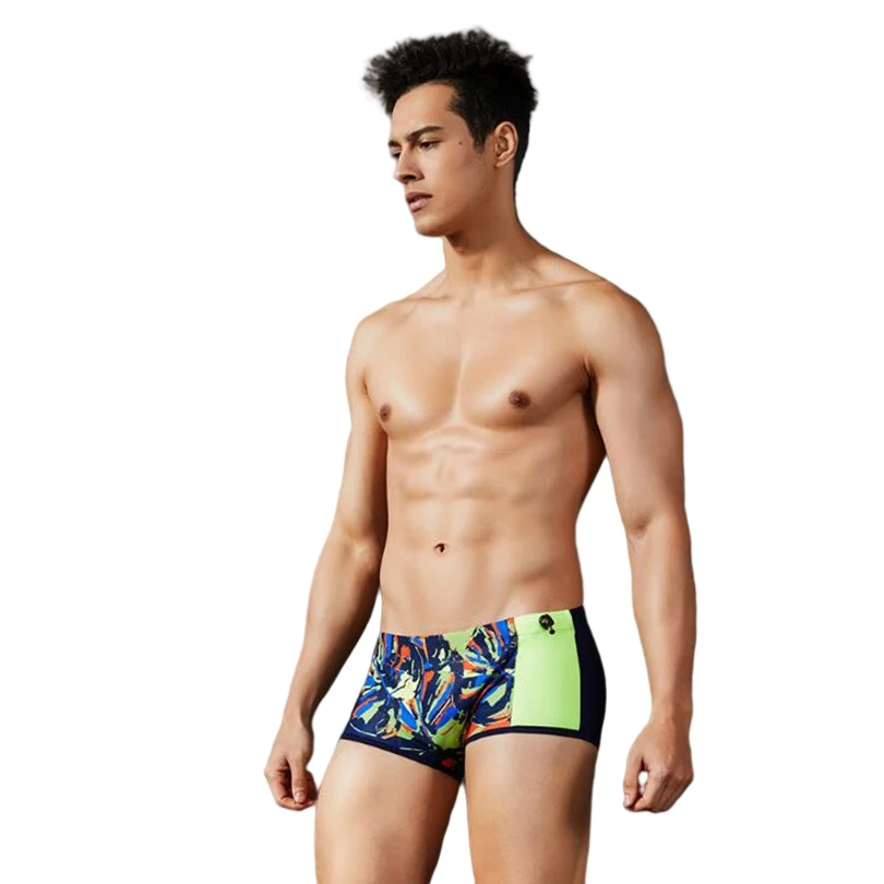 Купальник мужской нейлоновый Быстросохнущий пикантные спортивные плавки