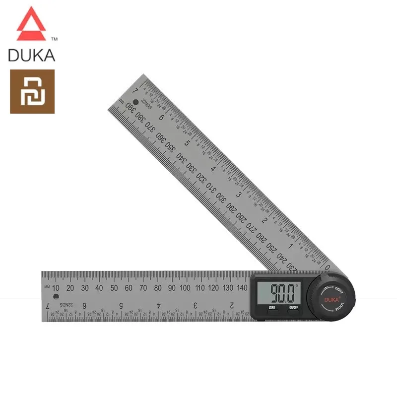 

Многофункциональная цифровая угловая линейка Youpin DUKA, Гониометр AR-1, 360 градусов, светодиодный дисплей, Измеритель угла из нержавеющей стали