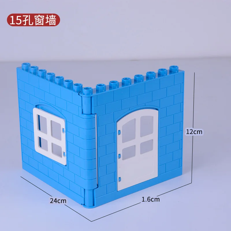 

City MOC Accessories big size Doors Windows roofs Building Block Set DIY Bricks Toys Compatible All Brands for Children