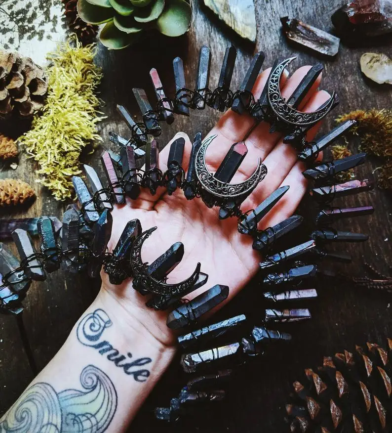 Аксессуары для ведьмы ювелирные изделия Луна Викка волшебник Корона головная