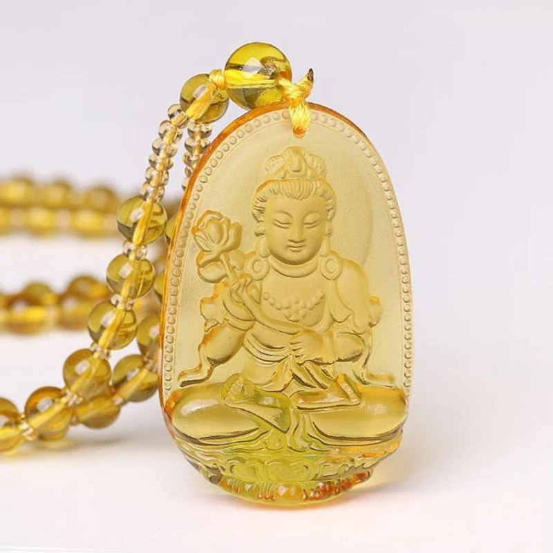 

Buddha Guardian Gods Pendant Necklace Women Men Carved Buddha Lucky Amulet Necklaces Jewelry