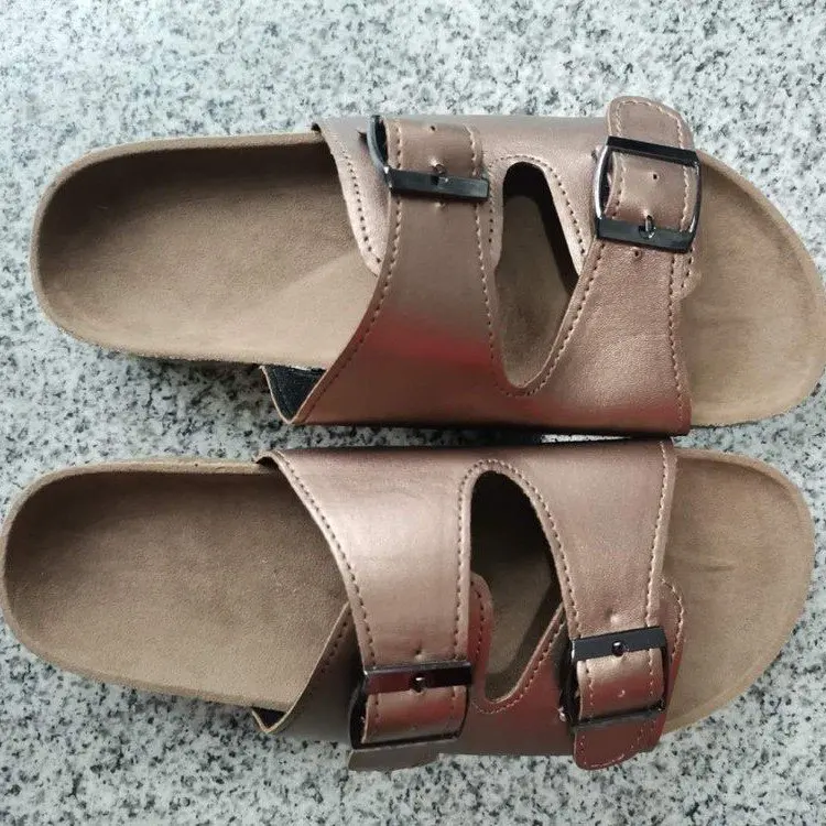 

Women's Slippers Summer New Style Pin Buckle Flat Shoes Outdoor Comfortable Casual Shoes Beach Shoes Zapatos De Mujer 2021