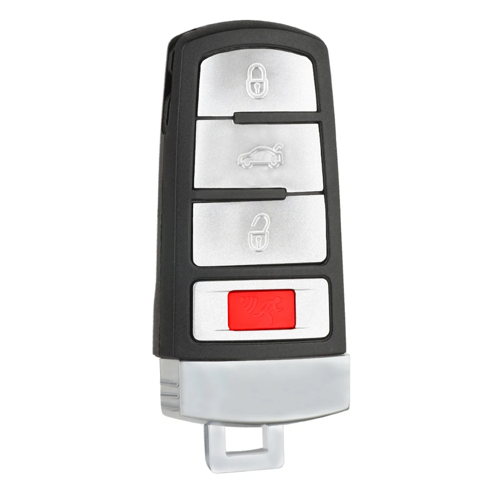 KEYECU дистанционный Автомобильный ключ для Volkswagen Passat CC 2007 2008 2009 2010 2011 2012 FOB 4