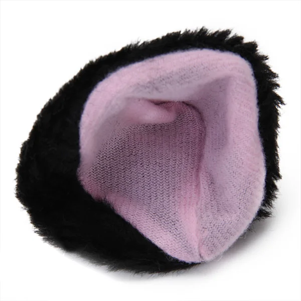 Заколка для волос с кошачьими ушками заколка косплей черный + новый длинный хвост