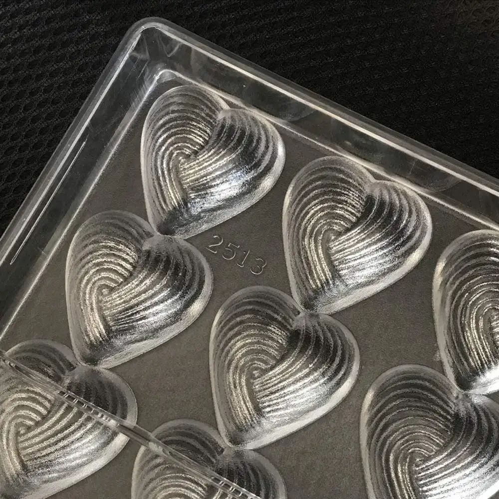 Поликарбонат 3D форма для шоколада сердце самостоятельного приготовления