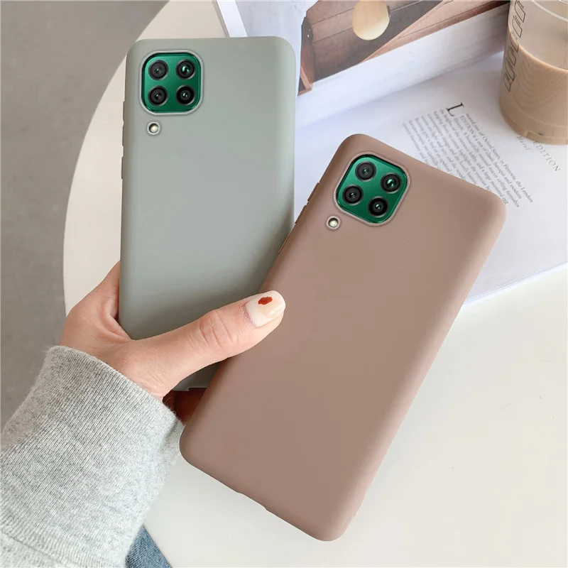 Candy Silicone Phone Case for Huawei P50 P40 P30 P20 Lite Pro P10 4G P Smart 2019 Plus Mate 40 30 20 10 9 Soft TPU Cover |