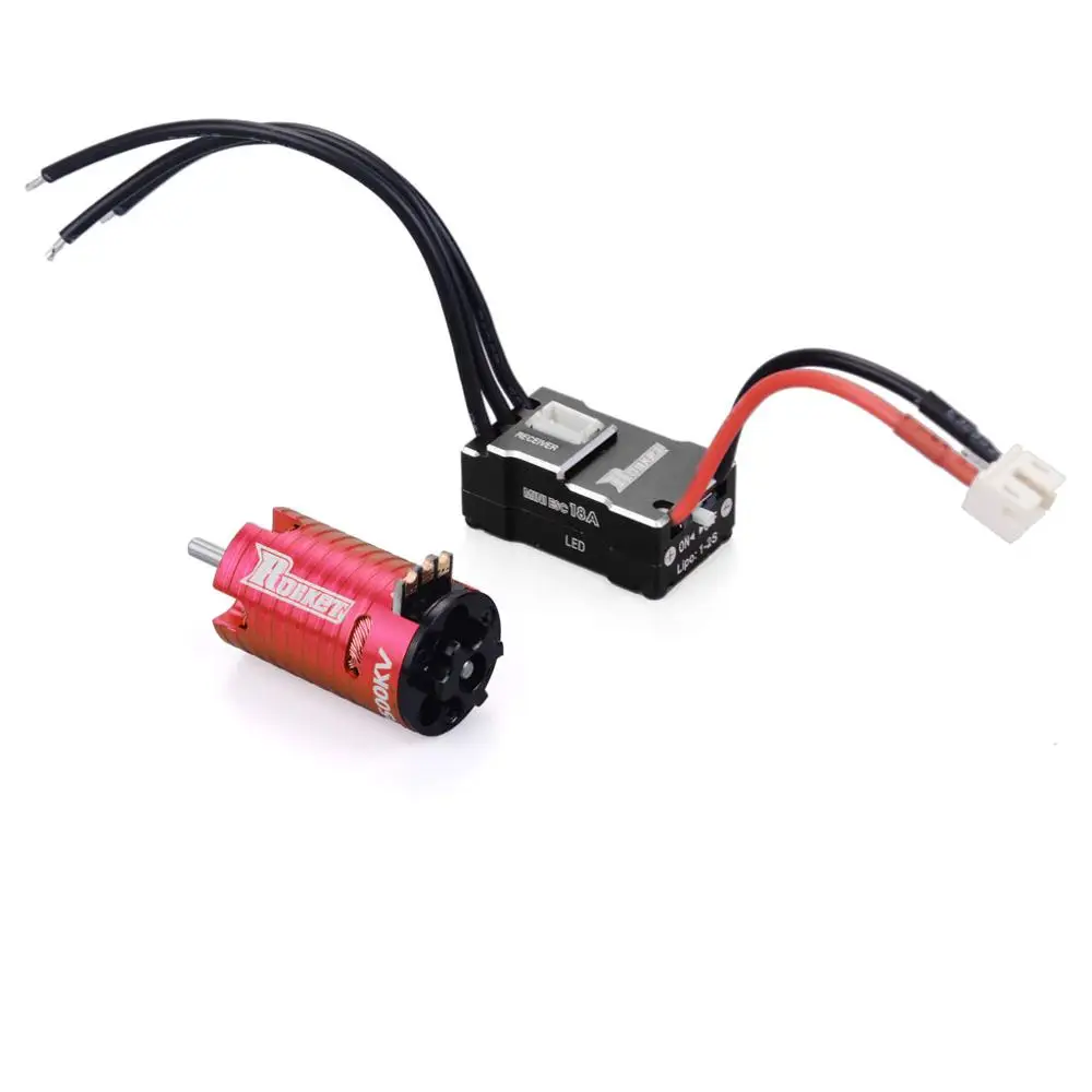 Бесщеточный мотор Rocket MINI 1410 2500KV 3500KV 5500KV 7500KV 9500KV с 18A ESC для Kyosho Mr03 Atomic DRZ 1/24 1/28 1/32 RC