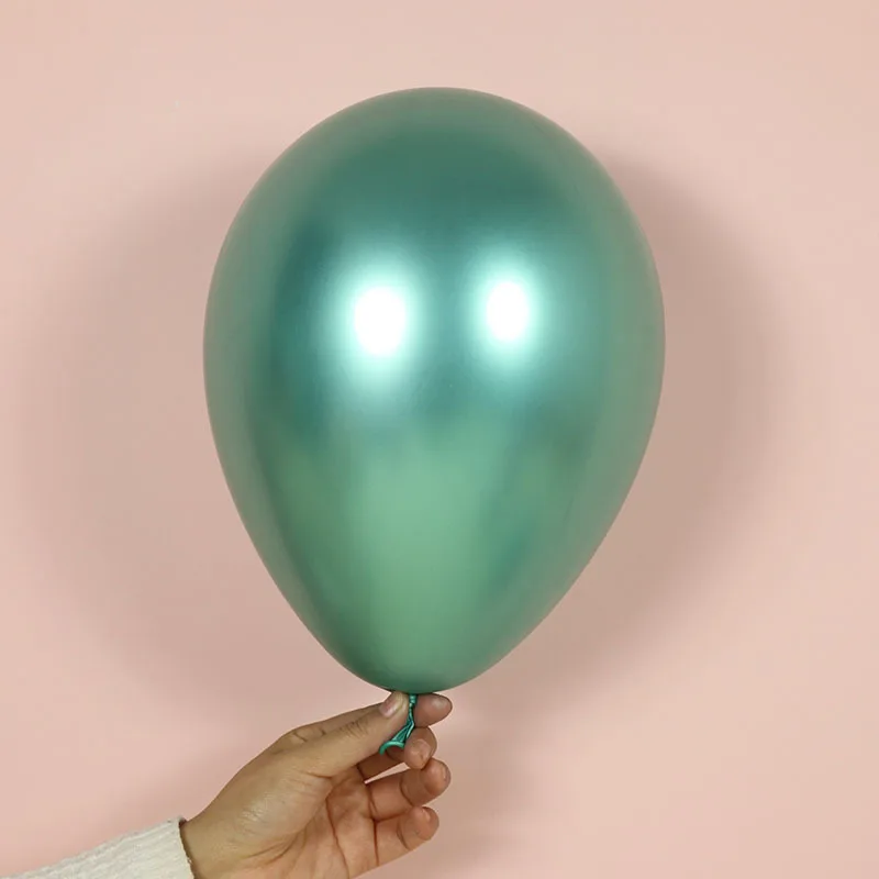 10 шт. 12 дюймов латексные хромированные золотые серебряные для свадьбы детского