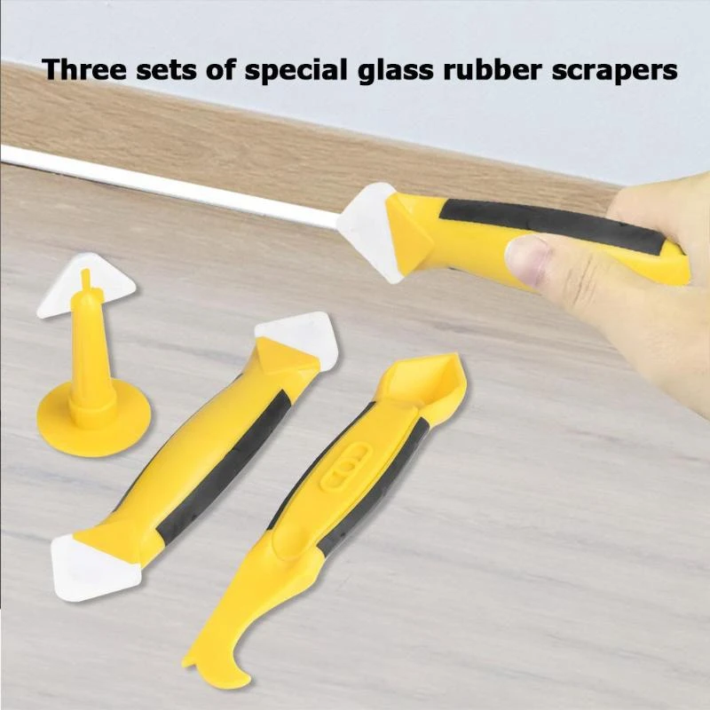 Набор инструментов для нарезки Желтый силиконовый герметик отделочный и