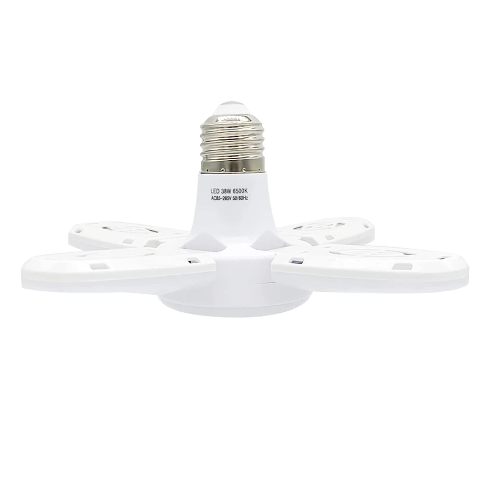 Garage Light E27 B22 38W 6000LM LED Ceiling Fixture Foldable Deformable Work Shop Dimmable Warehouse Lamp Lighting | Автомобили и