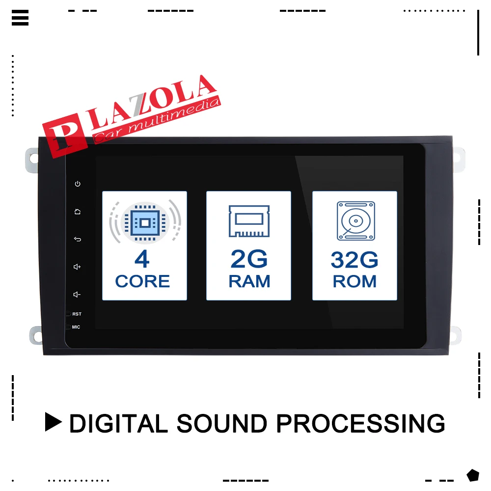 Автомобильный мультимедийный плеер 8 &quotDSP IPS 2 Din Android 9 0 Стерео DVD GPS для Porsche Cayenne 2003