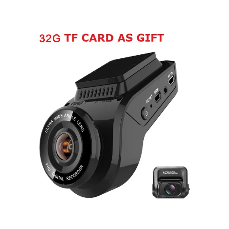 Dual camera 4K 1080P Ultra HD Автомобильный видеорегистратор камера Автомобильный видеорегистратор с камерой заднего вида на 170 градусов ночная версия 2160P gps-навигатор с разрешением Full HD двойной объектив Авто видеорегистратор - Название цвета: Dual camera