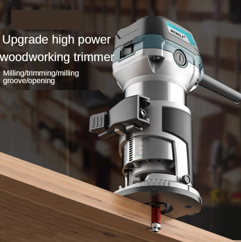 

Trimming machine Woodworking slotting machine, woodworking decoration tool, multifunctional engraving machine