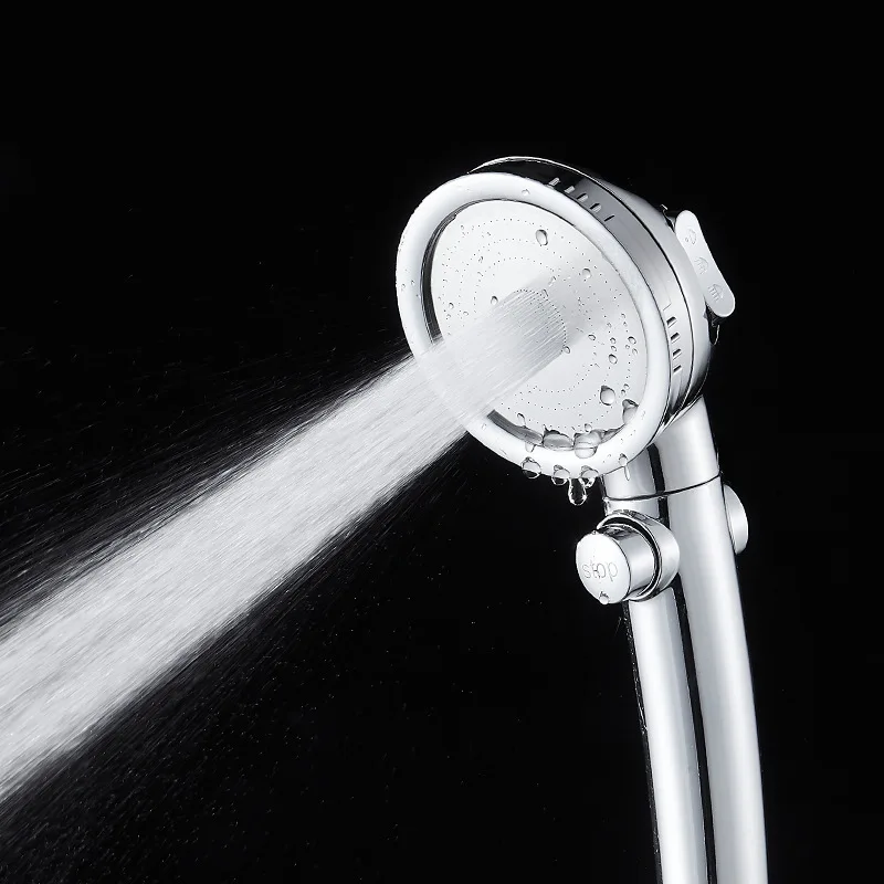 

3 Modes Bath Shower Head Handheld High-Pressure Water-Saving Filtration Showerhead Adjustable Bathroom SPA Nozzle