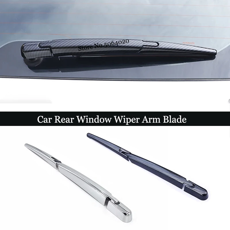

ABS Car Rear Window Wiper Arm Blade Cover Trim Car Styling For Nissan X-Trail T32 Rogue Qashqai J11 2014-2019 Accessories 3pcs