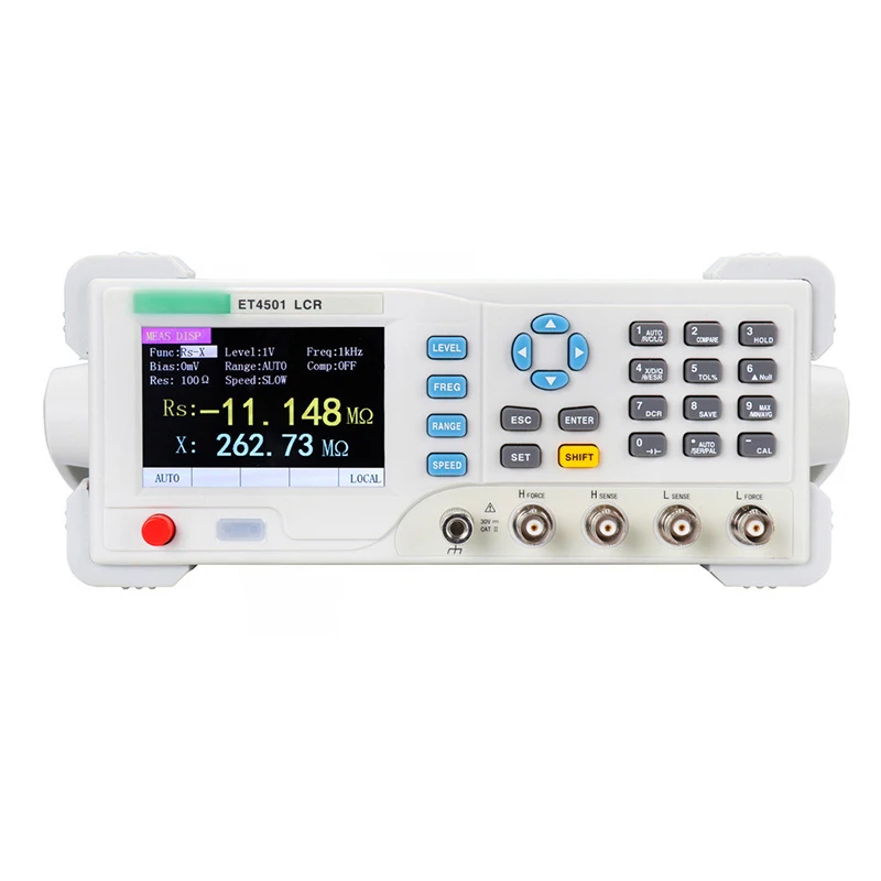 ET4501/ET4502/ET4510 LCR измеритель Настольный цифровой мост сопротивление импеданс