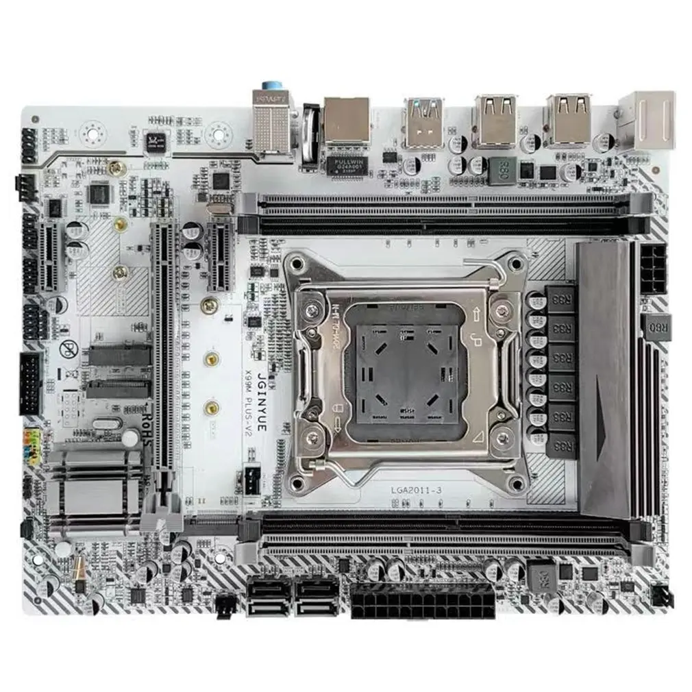 

BTC Mining X99 Motherboard M-ATX LGA 2011-3 Socket Dual M.2 Support Four Channel DDR4 REG ECC Server Memory 2133/2400/2666