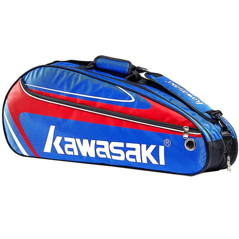 Теннисная сумка Kawasaki, сумка на одно плечо, 1-3 ракетки для бадминтона, теннисная ракетка, сумка для ракетки для бадминтона, Мужская теннисная тренировочная сумка