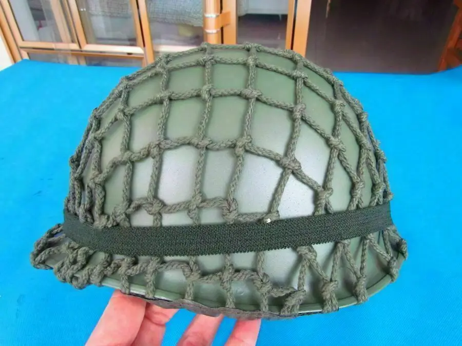 Tomwang201. WW2 WWII США армии M1 джунгли боевой камуфляж зеленый шлем Of War