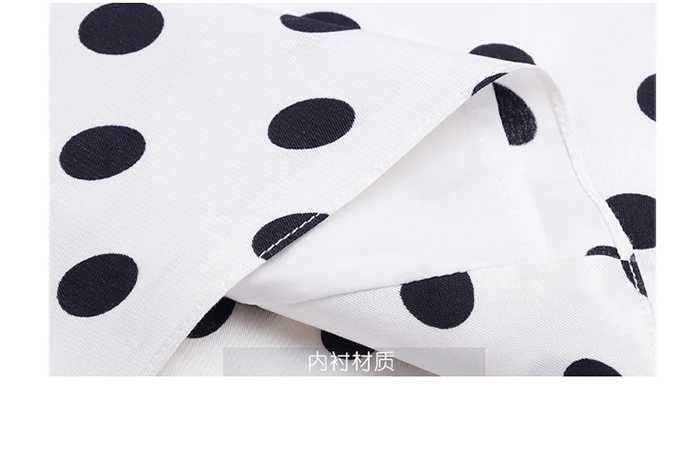 AEL Puff Sleeve Polka Dot Print Chiffon Dress Elegant Lace Up V Neck Women's Clothing With Belt Party Dress Summer