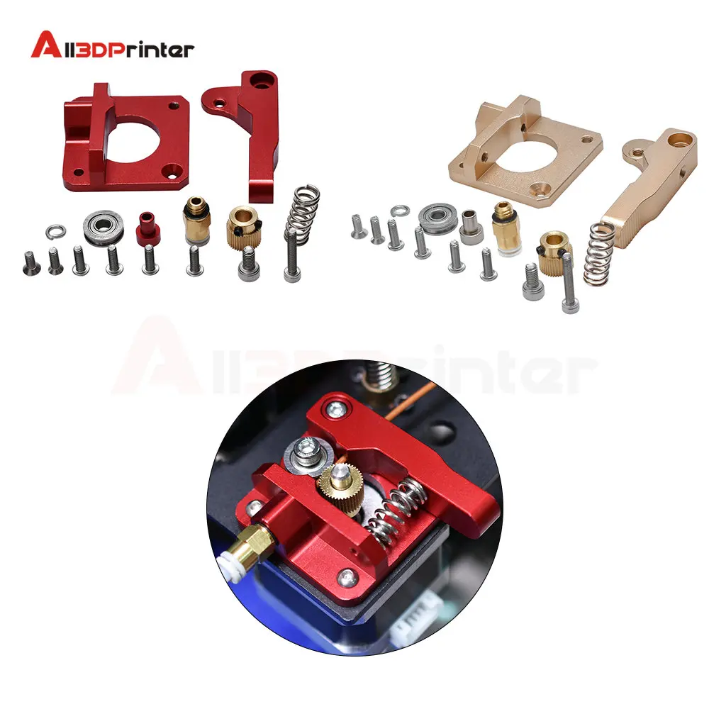 Детали для 3D принтера экструдер MK8 обновленный блок из алюминиевого сплава Bowden CR10
