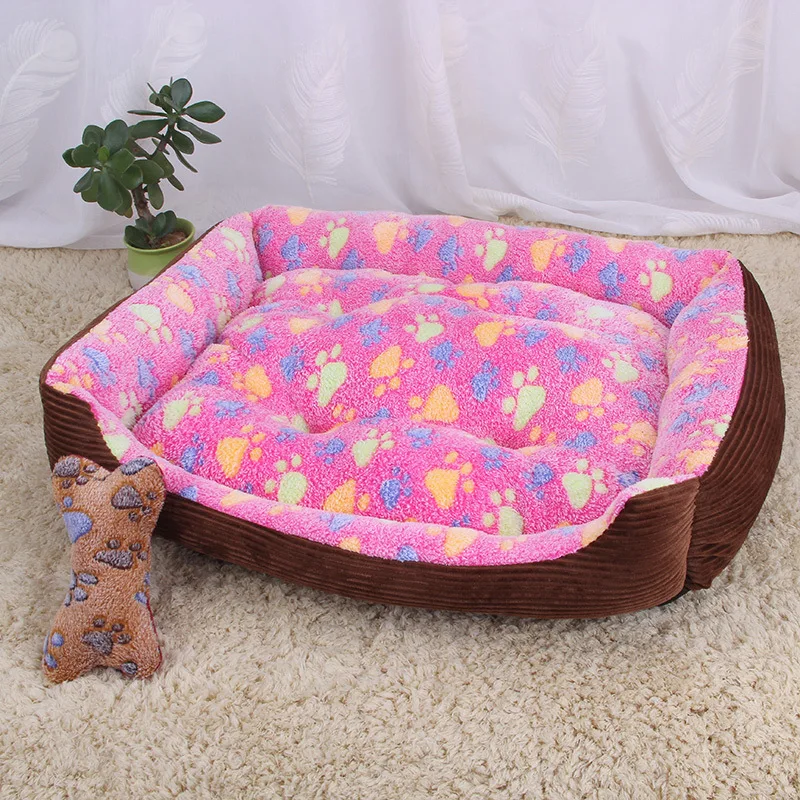 Товары для домашних животных семейная кровать маленьких средних больших собак