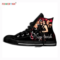 men casual sneakers shoes nightwish band most influential metal bands of all time custom color lace up leisures platform shoe