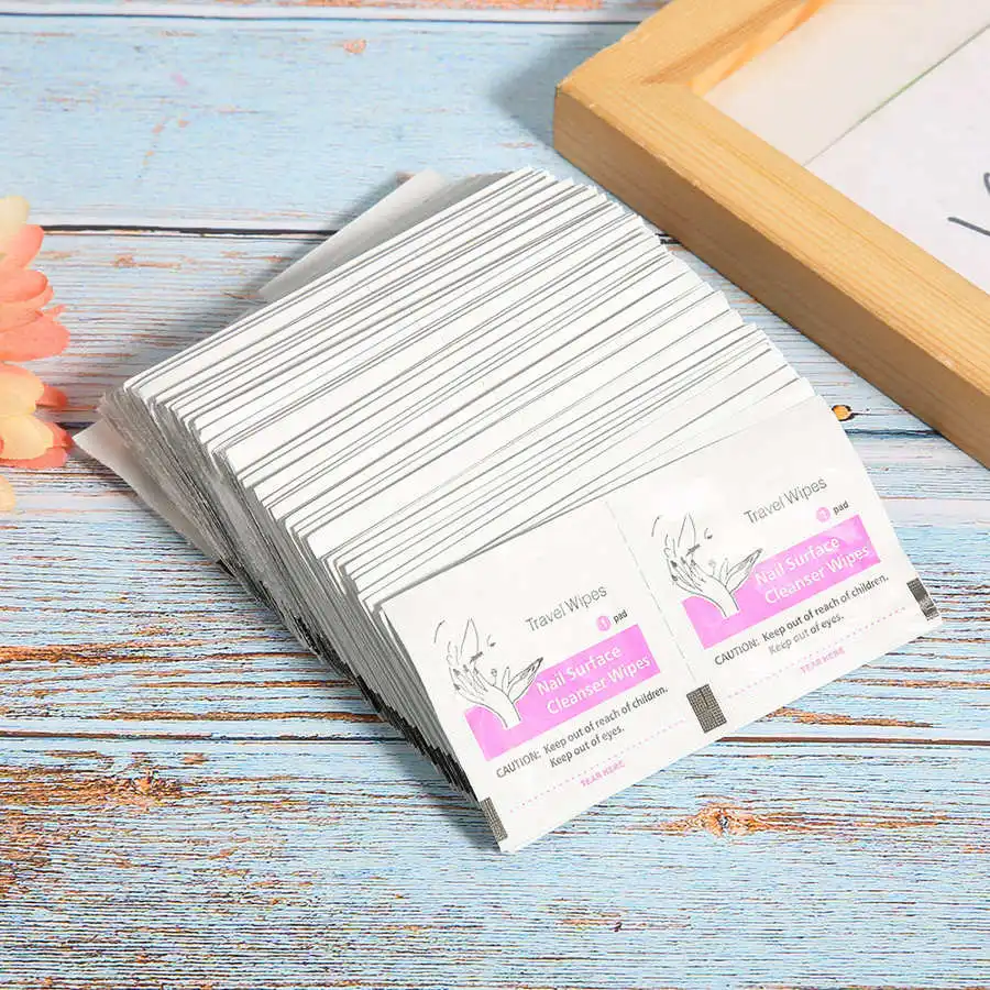 

100pcs Nail Polish Removal Remover Wraps Gel Nail Polish Pad Manicure Cleaner