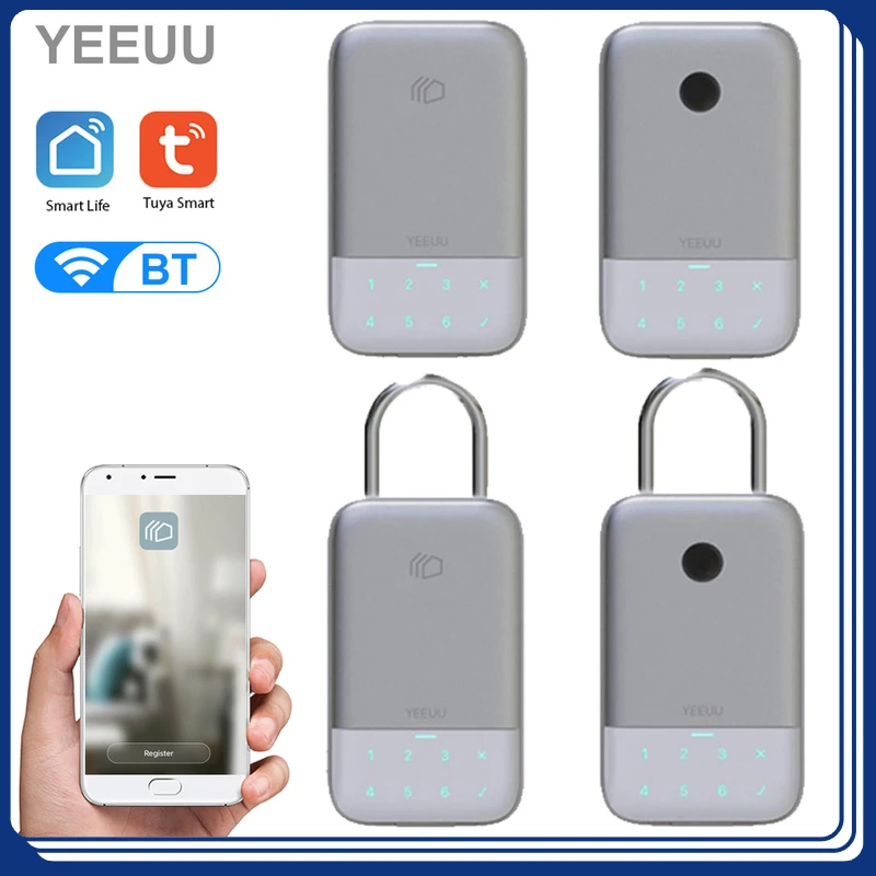 Коробка для хранения смарт-ключей YEEUU Tuya BT 4 2 беспроводной сетевой сейф с паролем