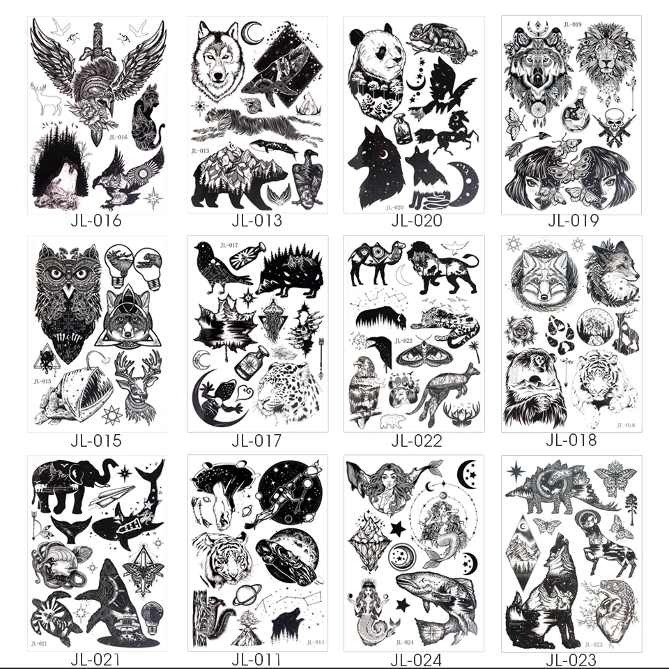 Водостойкая наклейка на руку большие тату-наклейки Корона Льва корона король