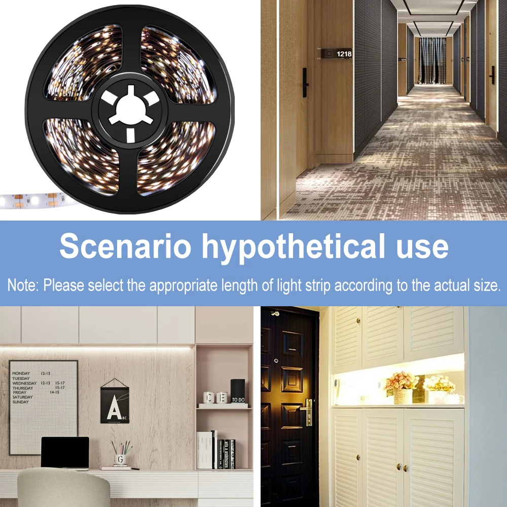 

USB LED Strip Light Lamp 5V 2835 1M 2M 3M 4M 5M TV Background Lighting Led Strip 220V 110V USB Plug Warm/Cold White Home Decorat