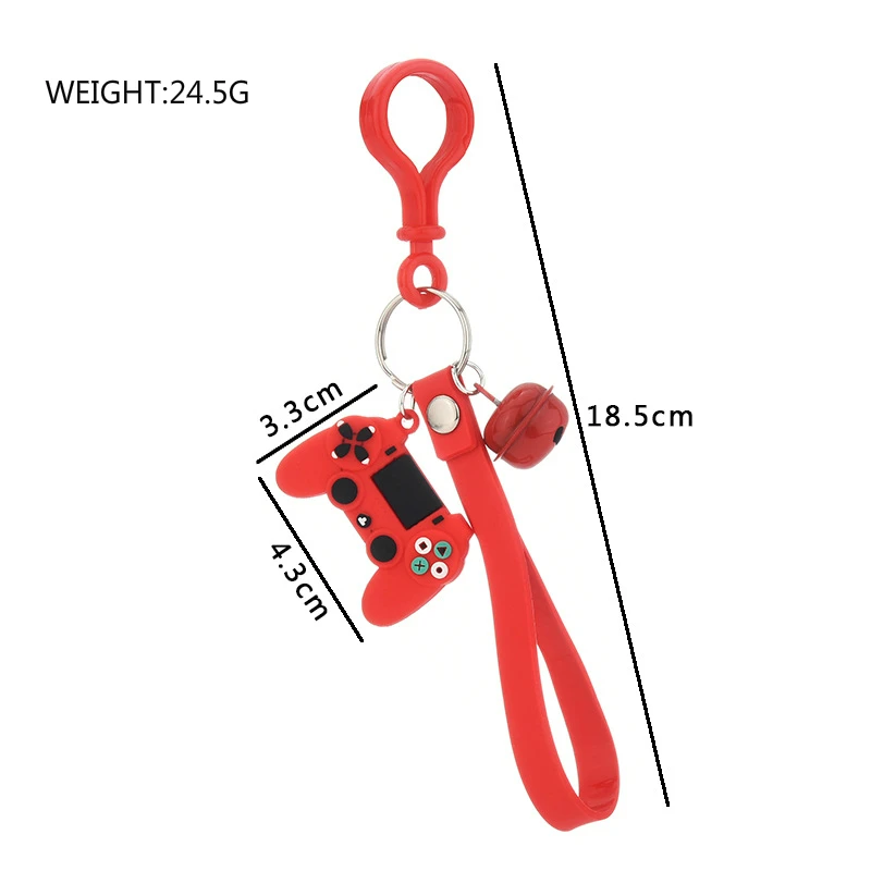 Креативный мультяшный брелок ПВХ силиконовый геймпад Подвеска детские игрушки