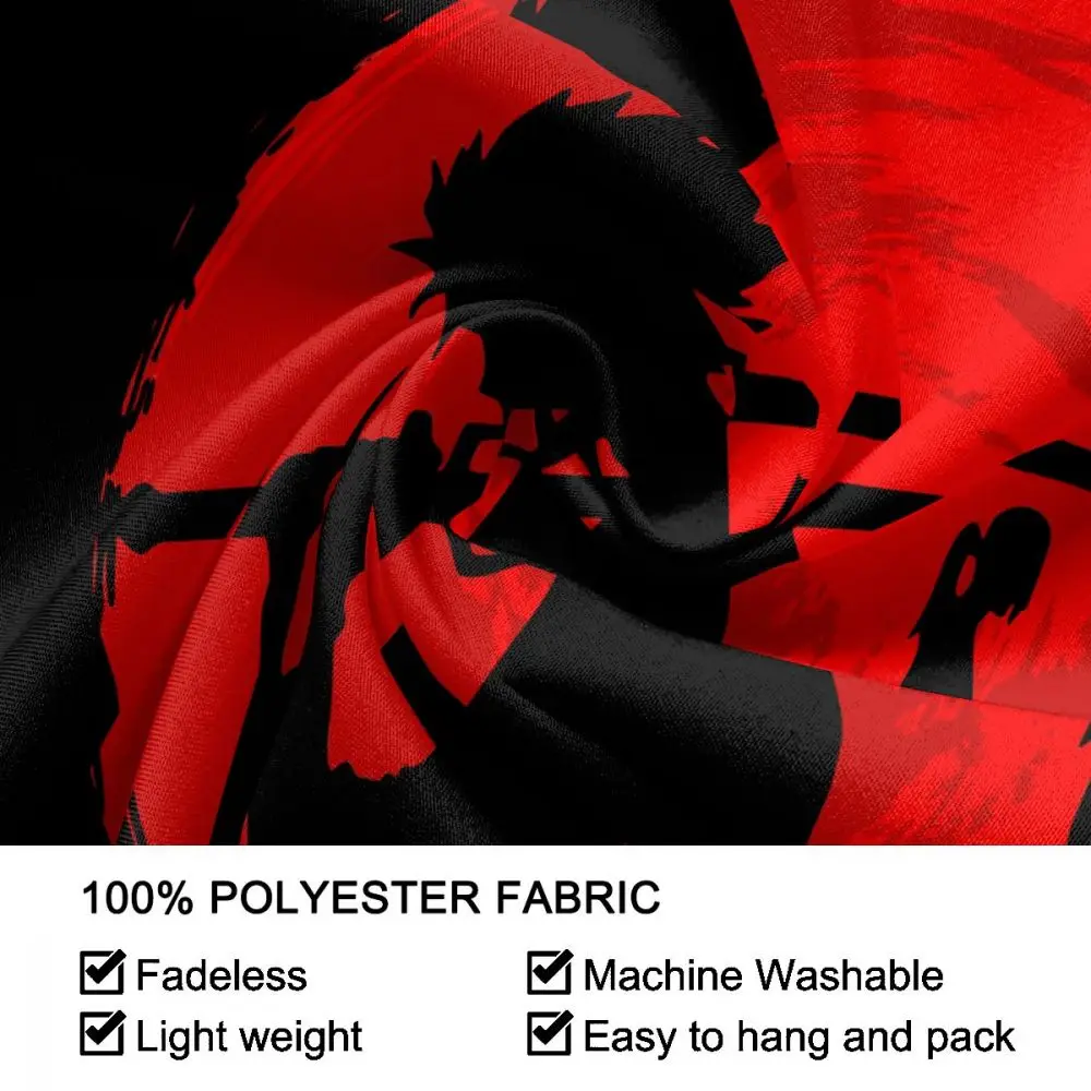 

Samurai Champloo Tapestry Hanging Tapiz Table Cloth Samurai sunset Tapestries Polyester Picnic Blanket Novelty