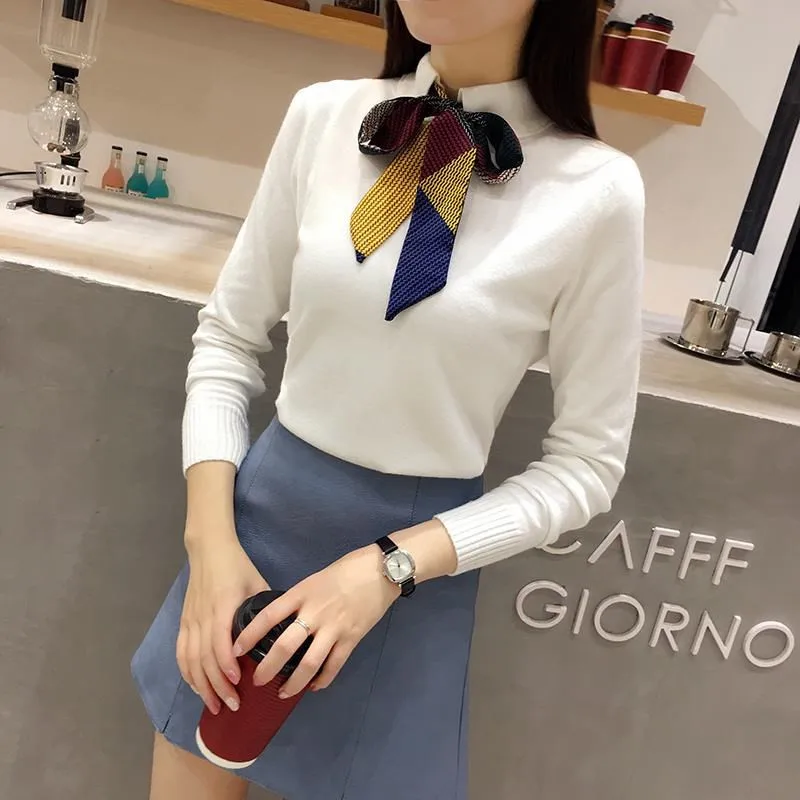 Новинка 2020 женский свитер сезон осень-зима плотный теплый Повседневный пуловер с