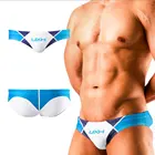 UXH трусы с заниженной талией, купальный костюм, мужские купальники с подкладкой пуш-ап, сексуальные однотонные мягкие брифы для серфинга, сексуальные летние бикини для мужчин